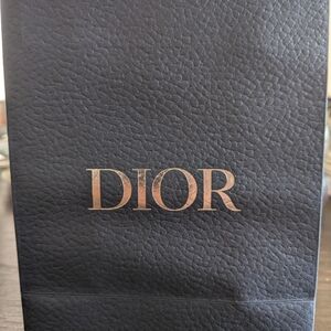 Dior Black Textured Bag